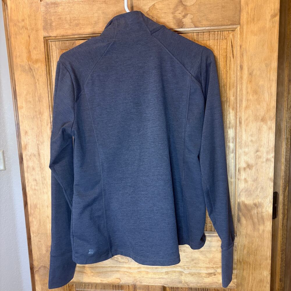 All In Motion Zipper Jacket Grey Gray Large - Picture 5 of 10